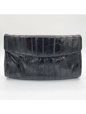 Black Eelskin Clutch #2759
